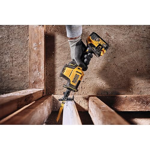 DEWALT ATOMIC 20V MAX* Sierra alternativa, con una sola mano, sin cable, solo herramienta (DCS369B)