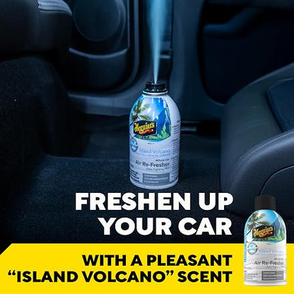 Meguiar's, Ambientador para Automóvil y Eliminador de Olores, Aroma a Volcán Isleño, G262502, 57gr.