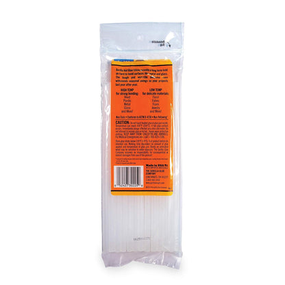 Gorilla Hot Glue Sticks, pegamento transparente, tamaño mini 8 pulgadas de largo x 0.25 pulgadas de diámetro, 25 unidades (paquete de 1) – Seguro para todas las temperaturas con tiempo de trabajo