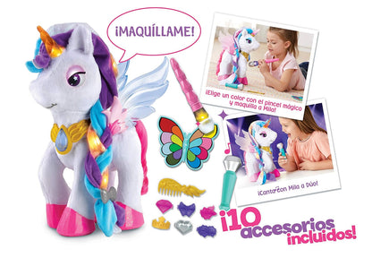 VTech - Unicornio para Aprender a Maquillar Mientras Descubre Los Colores, Multicolor (80-182522), Color/Modelo Surtido