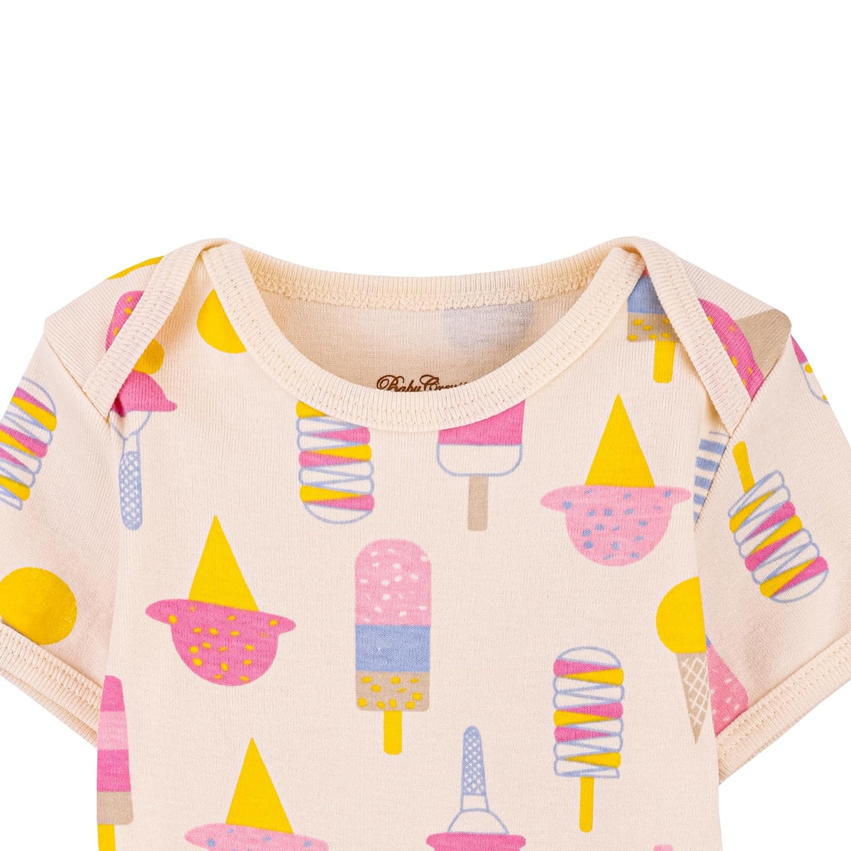 Baby Creysi Pañalero para Bebé Unisex Manga corta en Algodón color Jaspe 6 Meses por
