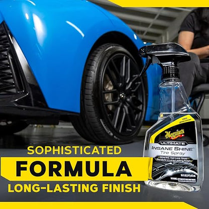 Meguiar's, Ultimate Insane Shine - Limpiador de Ruedas y Neumáticos, G250816, 16 onzas