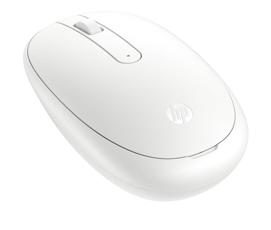 HP Mouse 240 Bluetooth, Inalámbrico, 1600 dpi, Compatible Windows/Mac OS, Ambidiestro, Blanco Lunar (793F9AA)