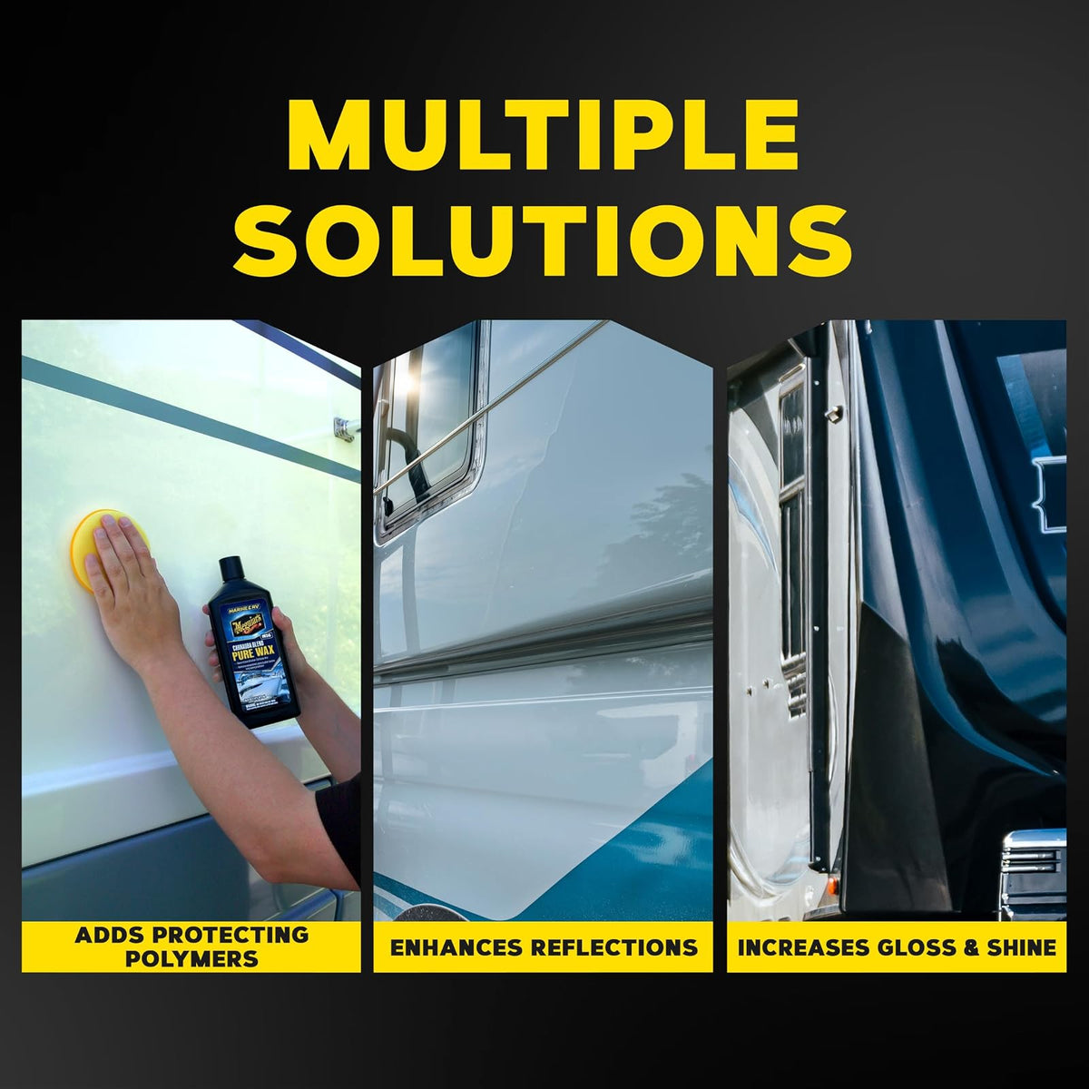 Meguiar's Cera Líquida M5616 para Vehículos Recreativos y Marinos, 476 ml