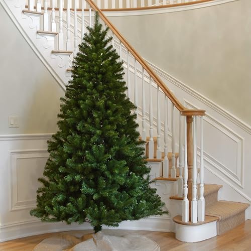 National Tree Company 7.5 ft Unlit North Valley Spruce Artificial Christmas Tree, 1,346 Tips, Includes Stand, Green