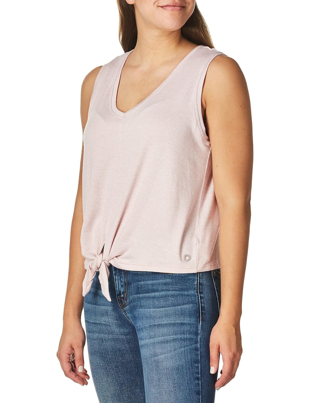 Calvin Klein Playera sin Mangas con Cuello en V Camiseta de Tirantes para Mujer