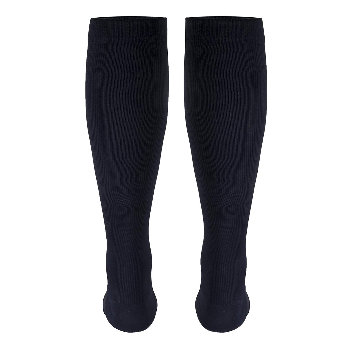 Truform Compression Socks, 15-20 Mmhg, Men's Dress Socks, Knee High Over Calf Length Navy, Pack of 1