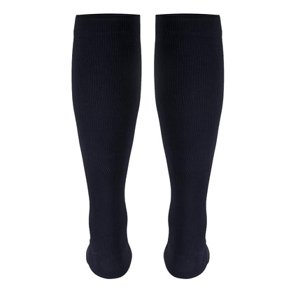 Truform Compression Socks, 15-20 Mmhg, Men's Dress Socks, Knee High Over Calf Length Navy, Pack of 1