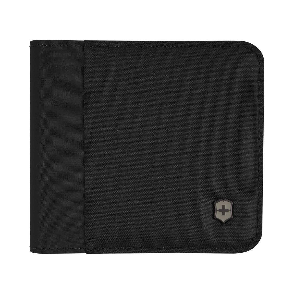 Victorinox Travel Essentials Billetera Doble Pliegue, Negra | Protección RFID