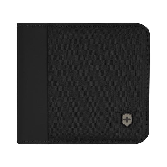 Victorinox Travel Essentials Billetera Doble Pliegue, Negra | Protección RFID