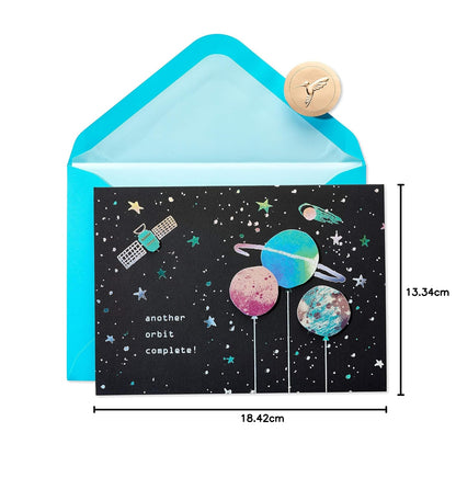 Papyrus Tarjeta de cumpleaños espacial (Orbit Complete), 1, 6464497
