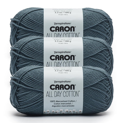 Caron All Day Estambre de Algodón Mercerizado, Varios Colores - Country Blue