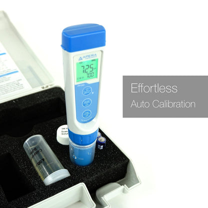Apera Instruments PH60 Probador de bolsillo de pH impermeable premium, sonda reemplazable, precisión de pH ±0,01, rango de pH de -2,00 a 16,00