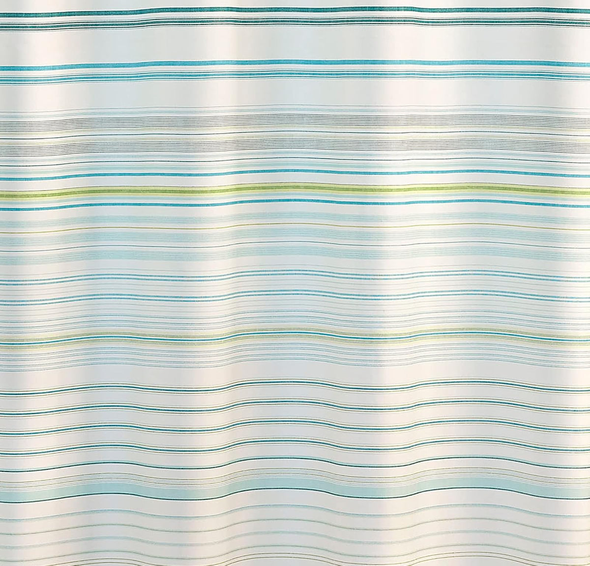 Tommy Bahama - Cortina de Ducha de Tela, Elegante decoración de baño a Rayas, con Agujeros en la Parte Superior (La Scala Breeze Green, 72 x 72 Pulgadas)