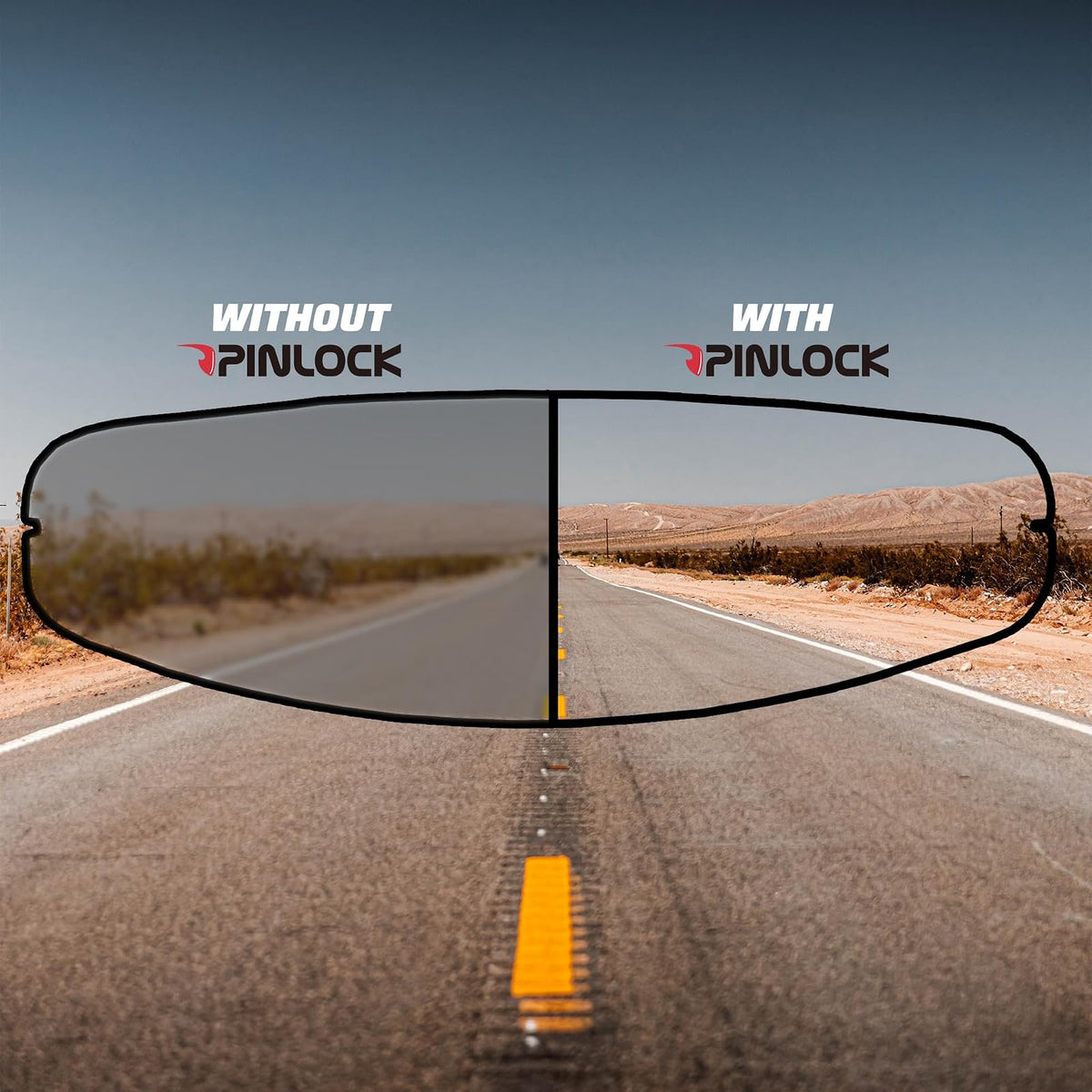 HAX 100% Max Vision Pinlock 70 DKS 274 para casco Impulse Series, fabricado en Países Bajos