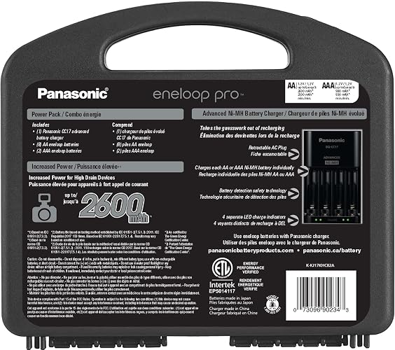 Eneloop Panasonic Pro Nuevas baterías Profesionales de Alta Capacidad