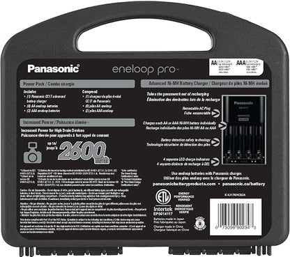 Eneloop Panasonic Pro Nuevas baterías Profesionales de Alta Capacidad