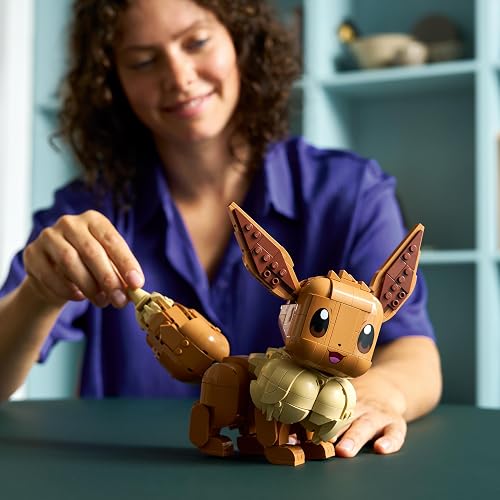 LEGO Pokémon Eevee – Kit de Construcción – Detallada Figura Articulada de un Pokémon – Artículo Coleccionable – Regalo Adultos Basado en los Videojuegos – 72151