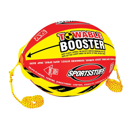 Sportsstuff Booster Ball, Towable Tube Rope Performance Ball Dimensions inflated (38in x 28in) deflated (45in x 36in)