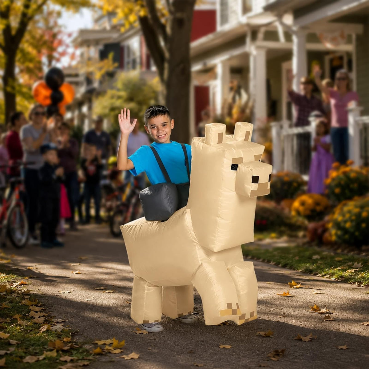 Disfraz inflable de Minecraft, accesorio oficial de Minecraft para niños, talla única, Llama