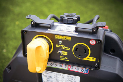 Champion Power Equipment 100740 Kit paralelo de 30 amperios ParaLINK para conectar dos generadores inversores de 2000 a 3000 vatios, listos para RV