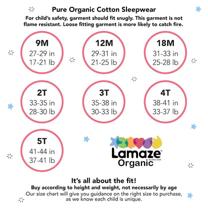 Lamaze Organic Baby Organic Baby/Toddler Girl, Boy, Unisex Tight Fit