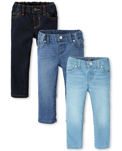 The Children's Place and Toddler Multipack Basic Super Skinny Jeans Jeans bebés niñas
