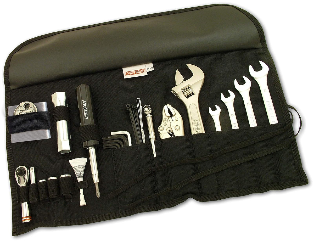 CruzTOOLS RTM3 RoadTech M3 - Kit de Herramientas para Motocicletas métricas japonesas, ATV, UTV