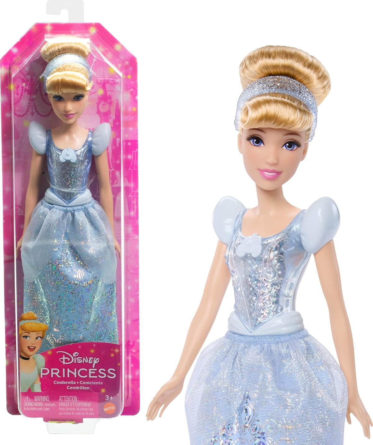 Mattel Disney Princess Muñeca Articulada 3+ Años - Cenicienta