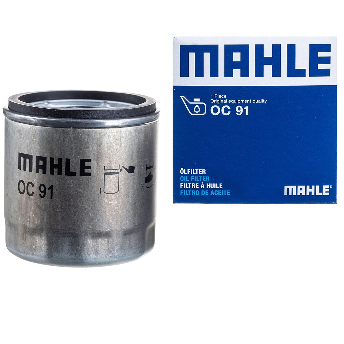 MAHLE Original Filtro de Aceite OC 91