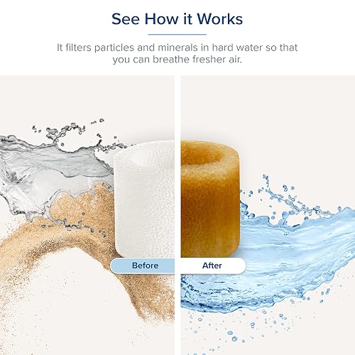 LEVOIT - Filtros de repuesto para humidificador de relleno superior, captura partículas para mejorar la eficiencia de humidificación, blanco, 18 x 24, 10 unidades (paquete de 1)