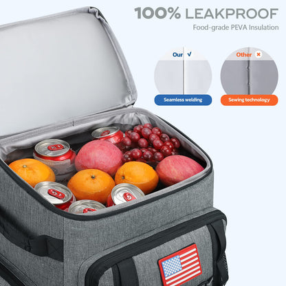 Maelstrom - Mochila enfriadora de 50 latas con Aislamiento Suave, portátil, Ligera, a Prueba de Fugas, Enfriador de Playa de Gran Capacidad, Mochila de Almuerzo Impermeable para Hombres y Mujeres