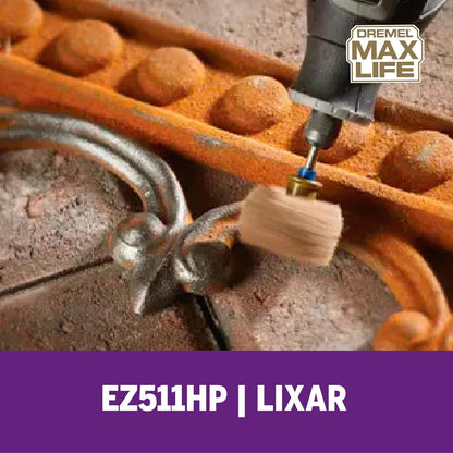 Dremel Max Life EZ511HP - Kit abrasivo de acabado de grano 180 y 280, accesorios para herramientas giratorias