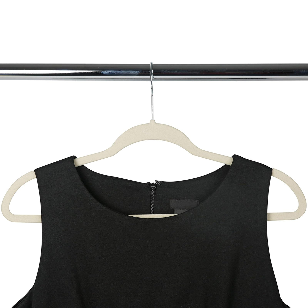 Simplifica el paquete de 10 unidades, evita arrugas y arrugas, bueno para blusas, camisas, color marfil 10 superdelgados de terciopelo, ahorra espacio, organización de armario, antideslizantes, duraderas perchas para vestidos, abrigos, pantalones