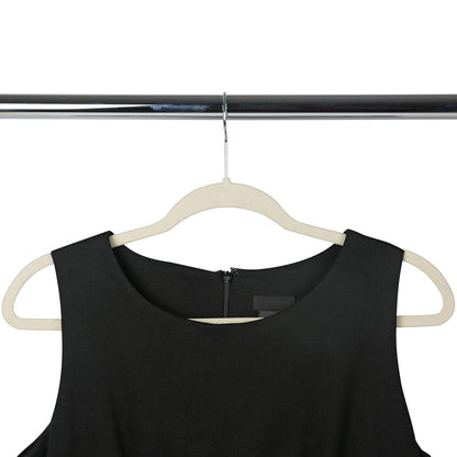 Simplifica el paquete de 10 unidades, evita arrugas y arrugas, bueno para blusas, camisas, color marfil 10 superdelgados de terciopelo, ahorra espacio, organización de armario, antideslizantes, duraderas perchas para vestidos, abrigos, pantalones
