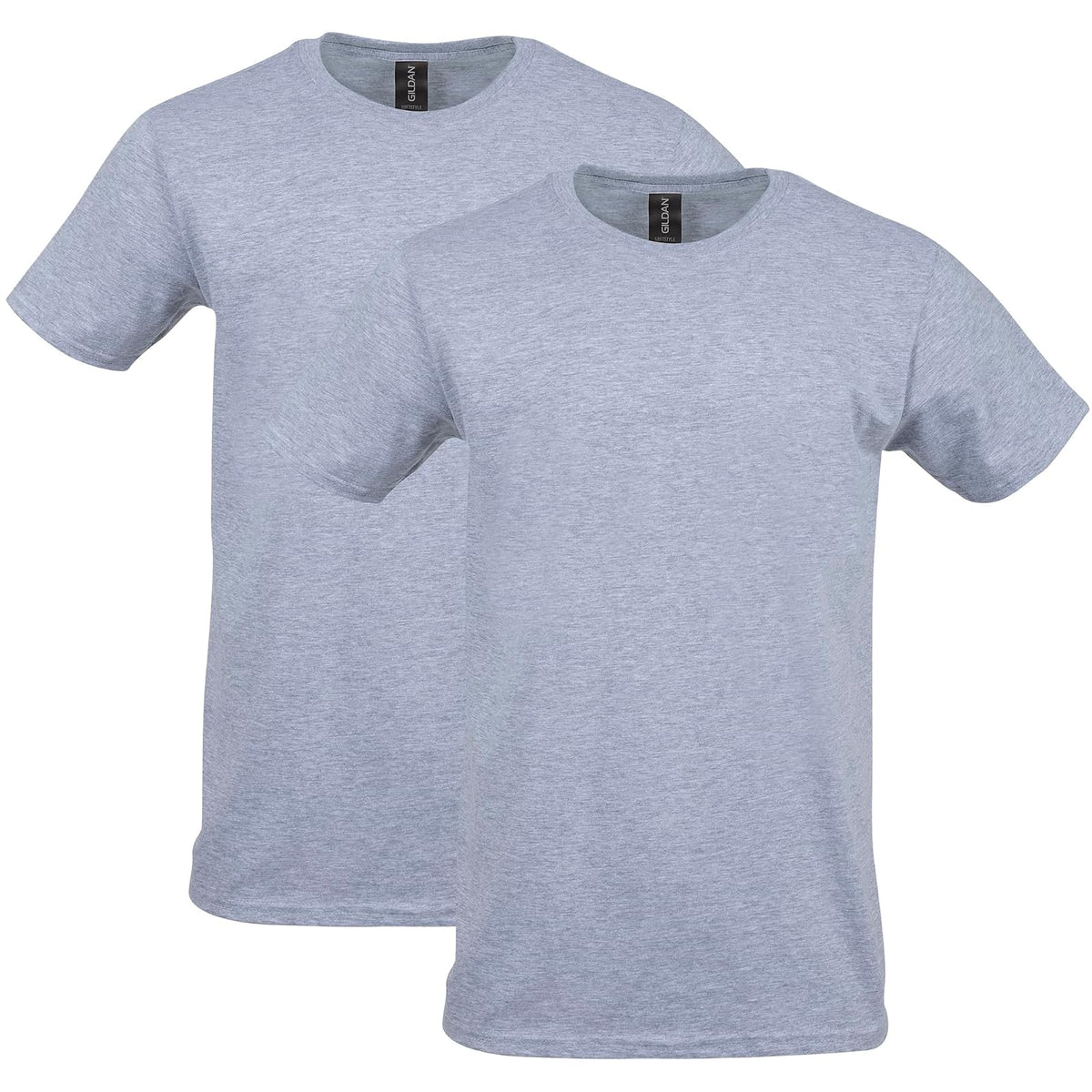 Gildan Softstyle Camiseta de Algodón para Hombre, Estilo G64000 - Gris (Sport Grey) - M