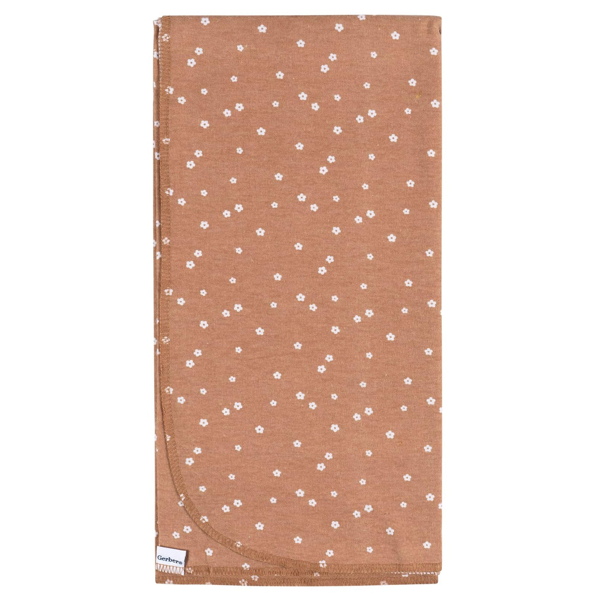 Gerber - Mantas Unisex para bebé, 100% Franela de algodón, 30 x 30 Pulgadas (Paquete de 4), diseño Floral Retro, Talla única