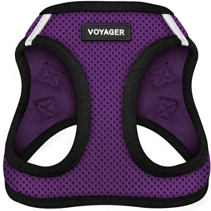 Best Pet Supplies Arnés Voyager Step-In Air para Perro, Todo Clima - Extra-Grande (Pecho: 21" - 23") - Púrpura