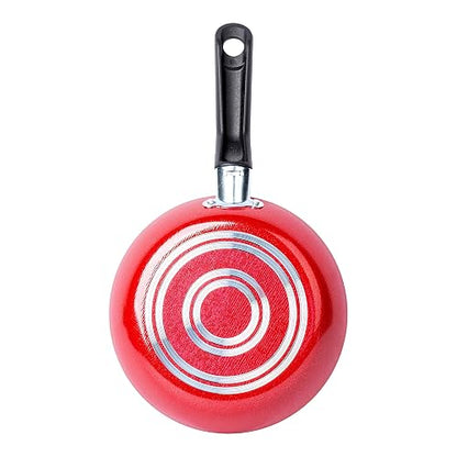 Ekco | Juego de Sartenes con Antiadherente Origenes 3 Piezas de Aluminio | Distribución uniforme del calor, Libre de PFOA, Mangos ergonómicos, Medidas 18, 20 y 24 cm, Cocción rápida