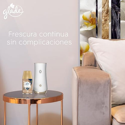 Glade Aromatizante para Hogar Automático Vainilla Aparato y Repuesto 270 ml