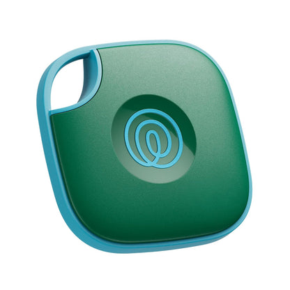 Life360 Tile Localizador Bluetooth para Llaves y Objetos, Compatible con iOS y Android - Green Surf - Paquete de 1