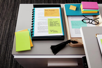 Post-it Notes - Bloc de notas adhesivas, 3 x 5 pulgadas, Colección Jaipur, 5 Pads