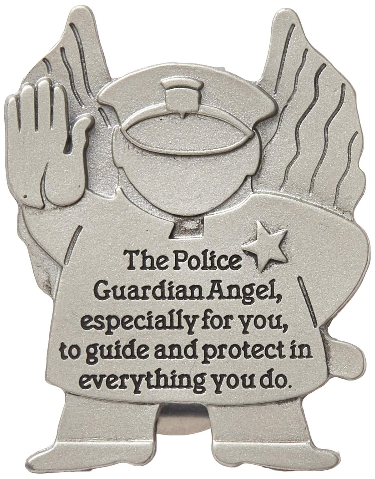 Cathedral Art KVC618 Angels at Work and Play Clip para visera, policía, 2-1/4 pulgadas