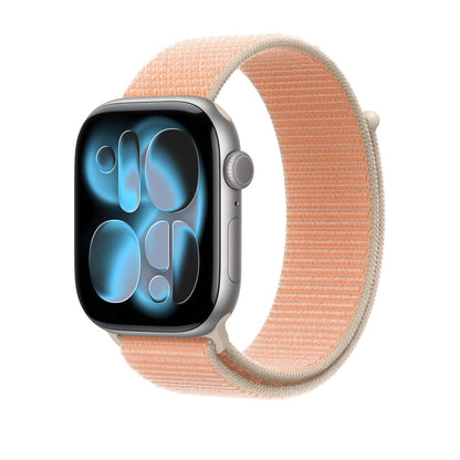 Apple Watch Band - Correa Loop Deportiva - 46 mm - Naranja melón - Unitalla (para Casi Cualquier muñeca)