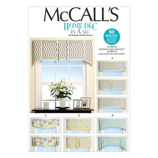 McCall's Patterns M7033 - Patrones para Ventanas (Todos los tamaños en un sobre)