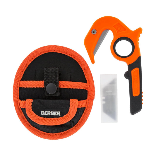 Gerber Gear Vital - Cuchillo utilitario con cierre, hoja de borde liso de acero inoxidable, piel de procesamiento de juegos y cuchillo intestinal para caza