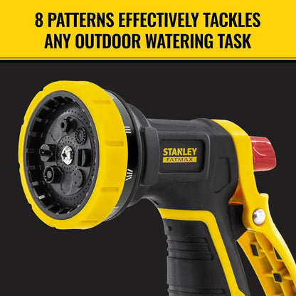 Stanley BDS7496 Fatmax - Boquilla de manguera resistente de 8 patrones