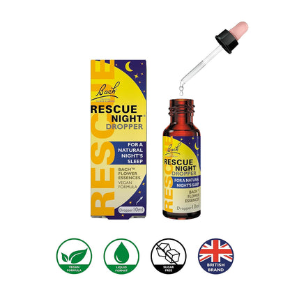 RESCUE REMEDY Night Dropper, 10 ml, Paquete de 1