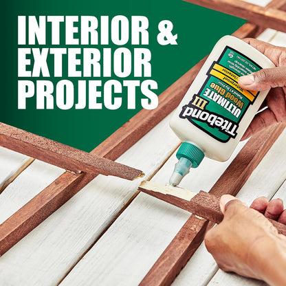 Titebond 1413 III Ultimate - Pegamento para madera, 8 onzas