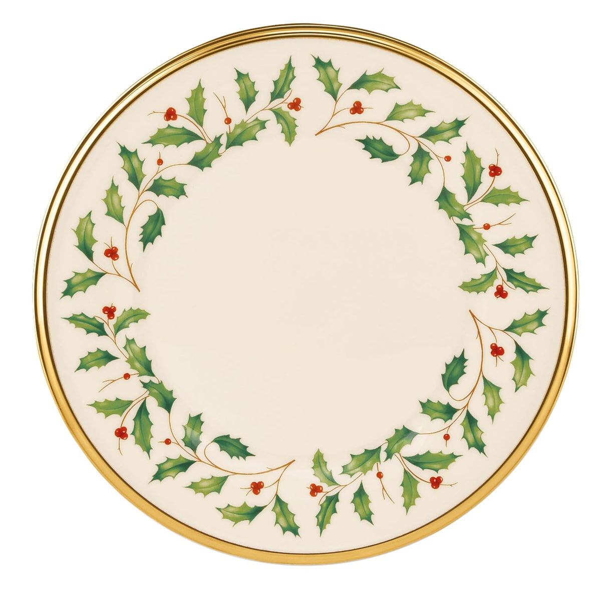 Lenox Holiday - Plato de ensalada, 1 unidad